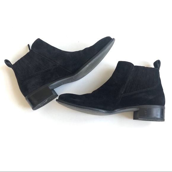 Paul Green Black Suede Natalie Bootie - Picture 3 of 8